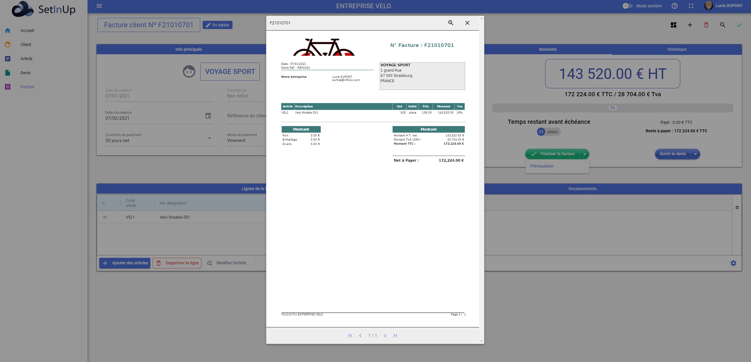 Setinup, ERP de gestion de stock en e-commerce