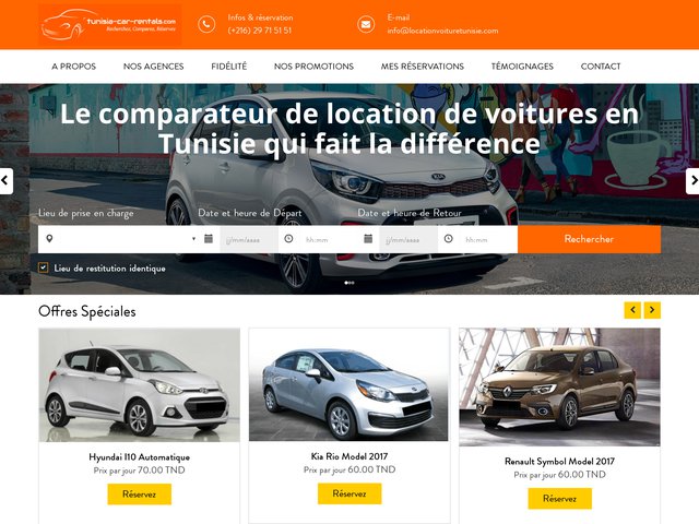 location voiture tunisie