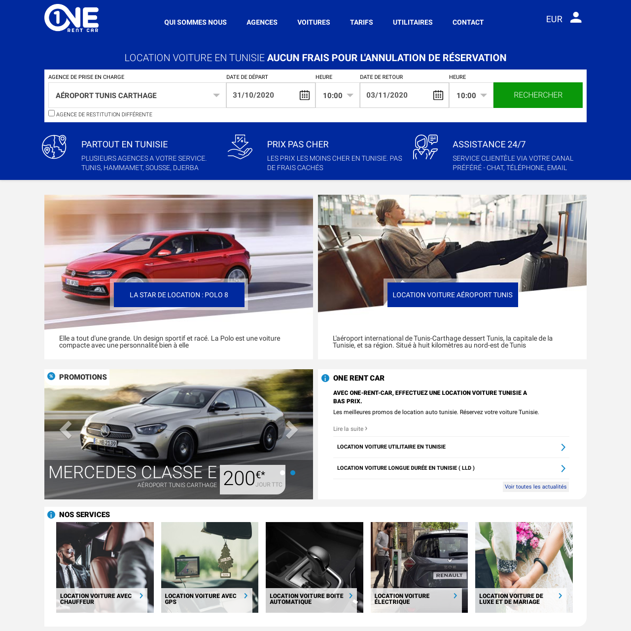 one rent a car